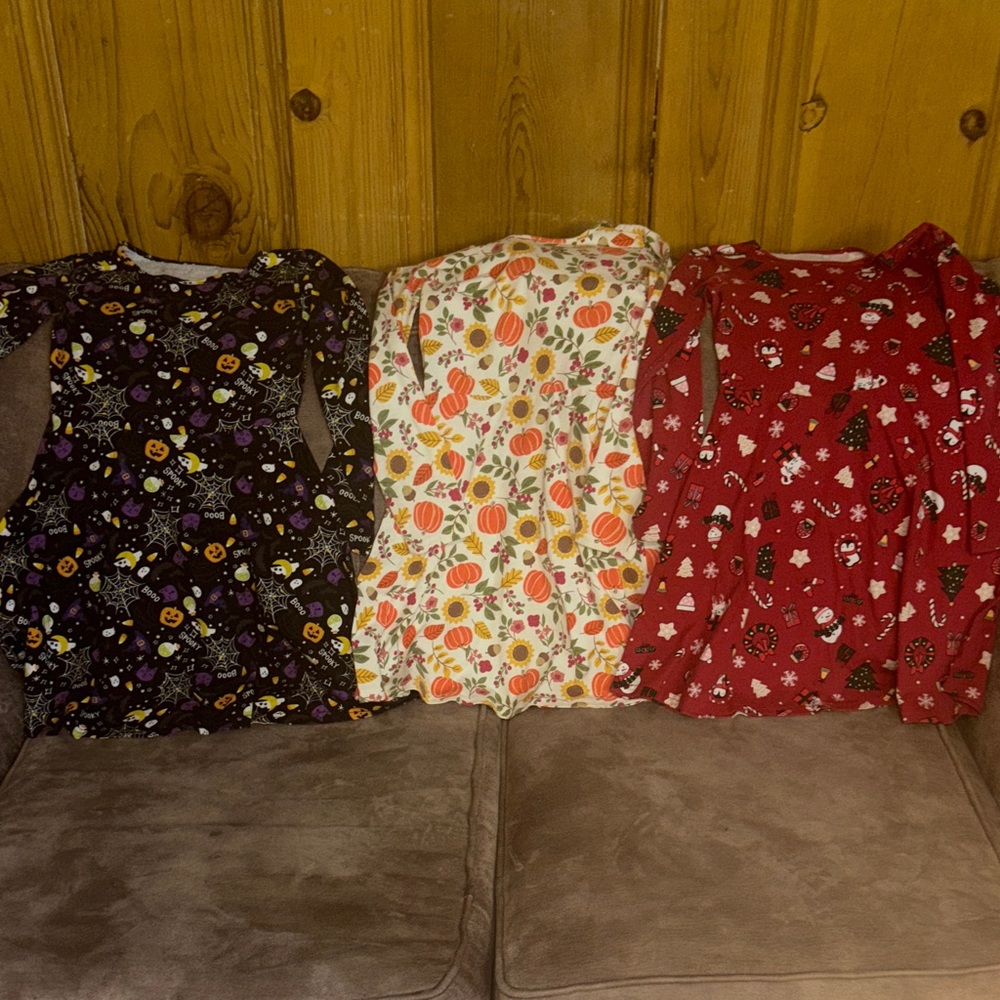 Girls Holiday Dress Bundle 7/8